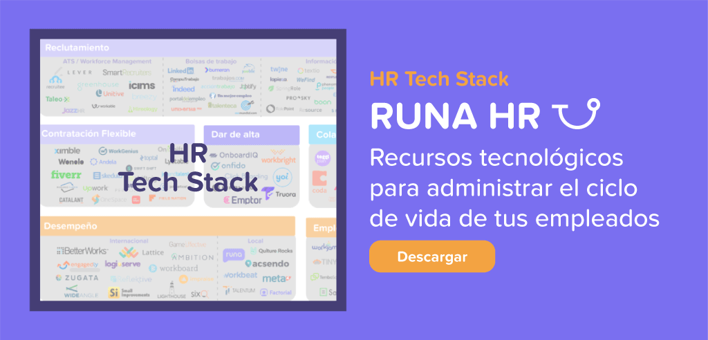 HR Stack Descargable | Recursos tecnológicos para administrar el ciclo de vida de tus empleados | Runa HR